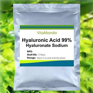 Premium Hyaluronic Acid Powder 99% Hyaluronate Sodium vm