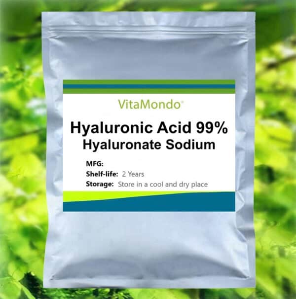 Premium Hyaluronic Acid Powder 99% Hyaluronate Sodium vm
