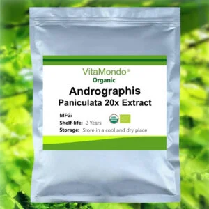 Organic Andrographis Paniculata Extract 20x Vitamondo bag