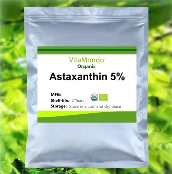 Organic Astaxanthin 5% Algae Extract VitaMondo