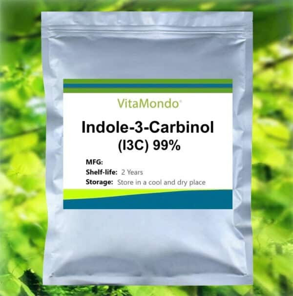 Premium Indole-3-Carbinol (I3C) 99% Powder Supplement VitaMondo