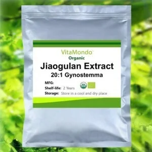 Organic Jiaogulan Extract Powder Gynostemma Pentaphyllum VitaMondo