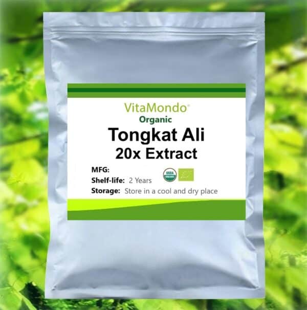 Organic Tongkat Ali Root Extract Powder VitaMondo