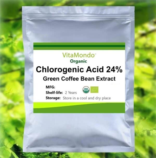 Organic Chlorogenic Acid (CGA) Green Coffee Bean Extract Vitamondo