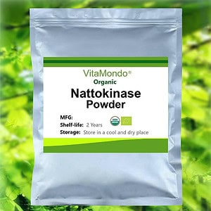 Organic Nattokinase Powder Vitamondo bag