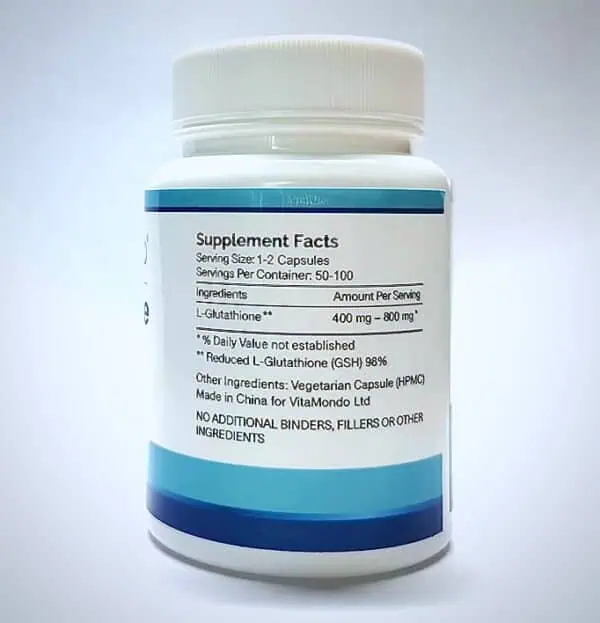 L-Glutathione Supplement 98% (GSH) 3 Facts