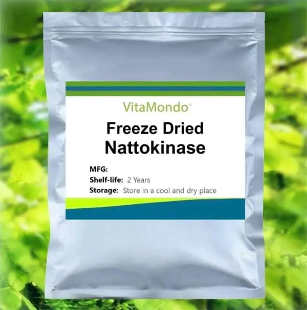 Freeze Dried Nattokinase 20 kfug Powder VitaMondo