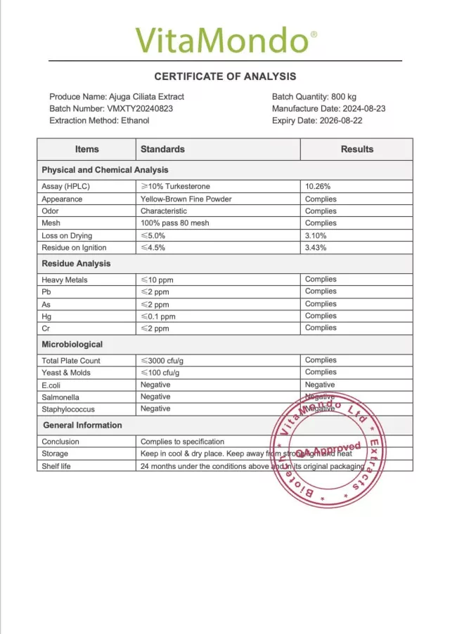 Premium Turkesterone 10% Powder: 100g-500g – Ajuga Extract *NEW*