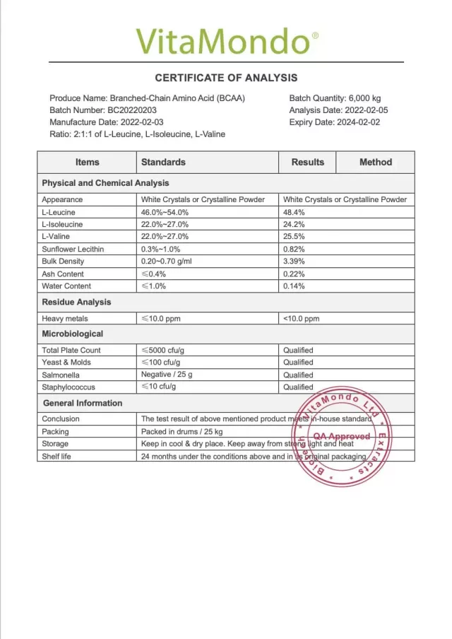 (Sold Out) Branched Chain Amino Acid (BCAA): 100g–1kg – Muscles