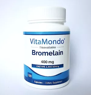 Pineapple Bromelain 2400 GDU/g: 400g * 100 Caps – Enteric-Coated