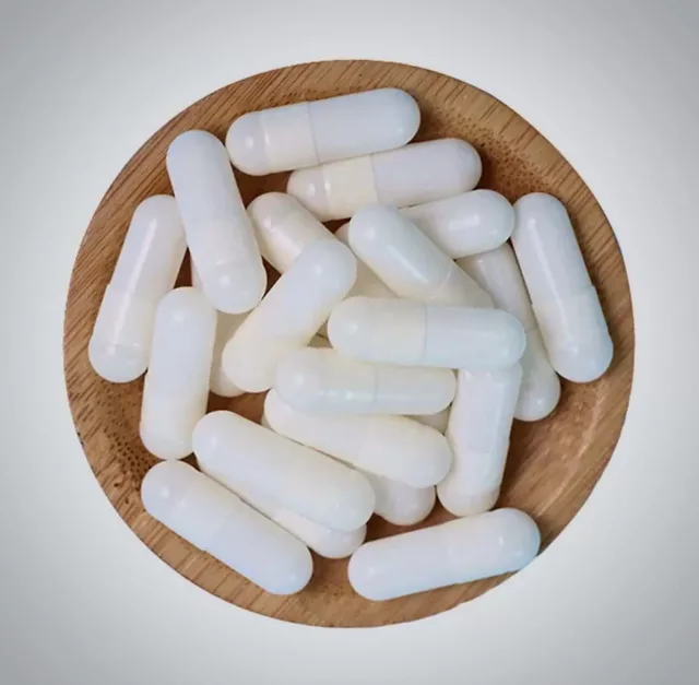 Enteric-Coated Hard-Gelatin Capsules: Size 1 – Dissolves Slowly, *NEW*