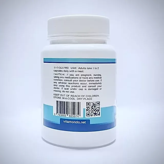 Hydrolyzed Marine Collagen 98%: 400 mg * 100 Capsules – Skin