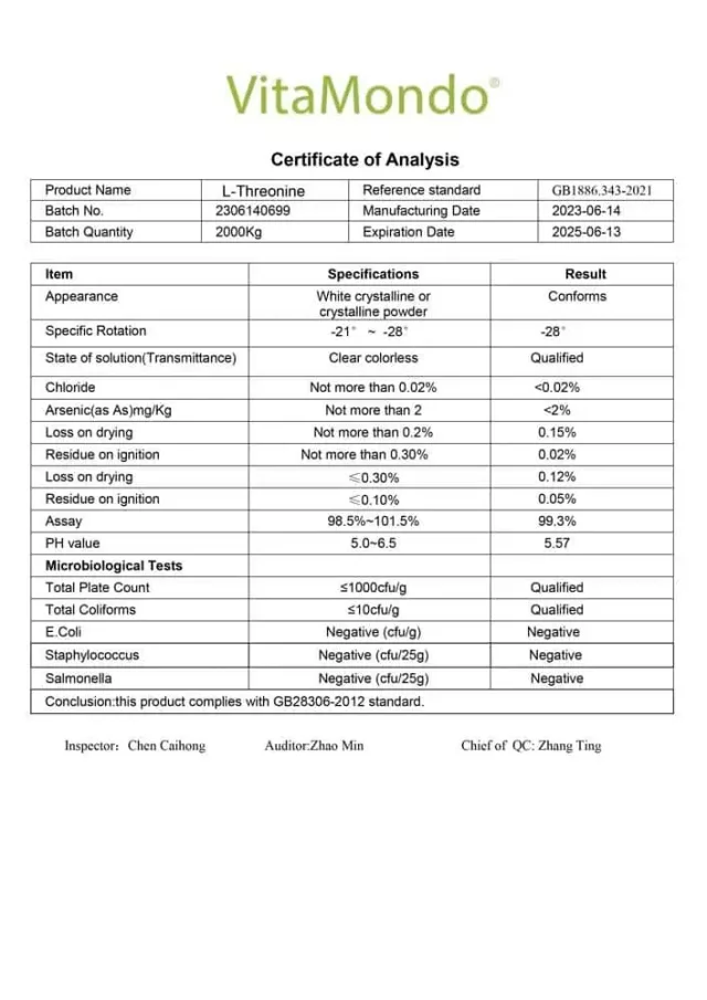 Premium L-Threonine Powder 99%: 100g-1kg – Joints