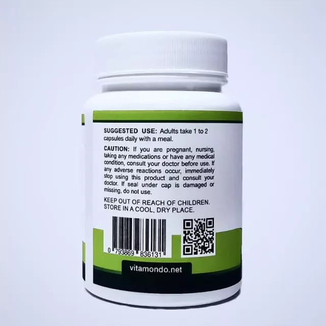 Organic Gynostemma Pentaphyllum: 500 mg * 100 Caps – Jiaogulan