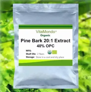 Organic Pine Bark Extract Bulk Powde 20x