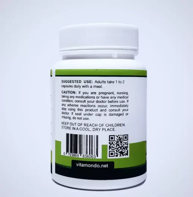 Organic Rutin Supplement 98%: 500 mg * 100 Capsules – Rutoside