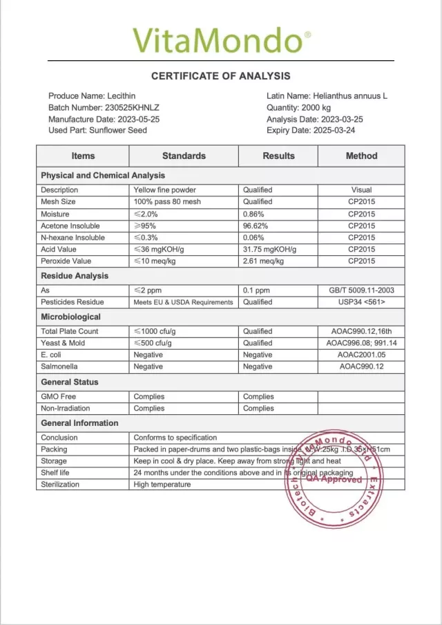 Organic Sunflower Lecithin Powder: 100g-1kg – Memory, Heart