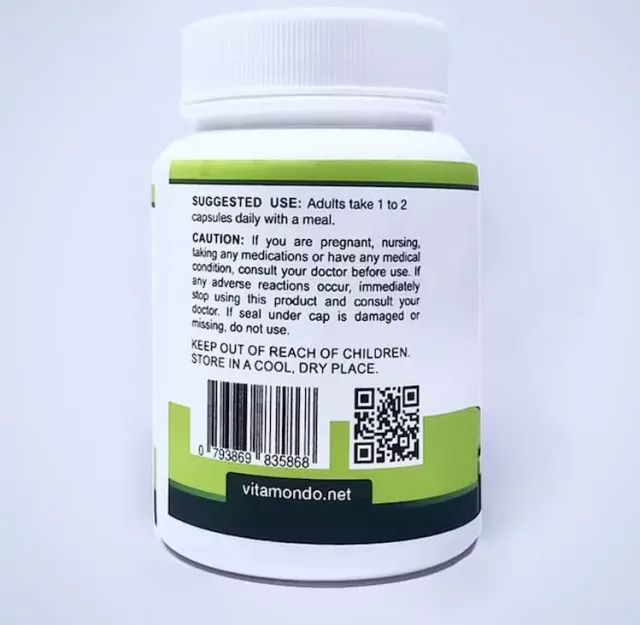 Organic Trans Resveratrol Supplement 98%: 500 mg * 100 Caps – Heart