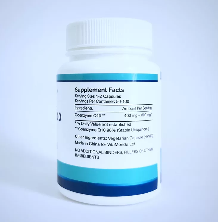 Coenzyme Q10 Ubiquinone 98% 2 Ingredients