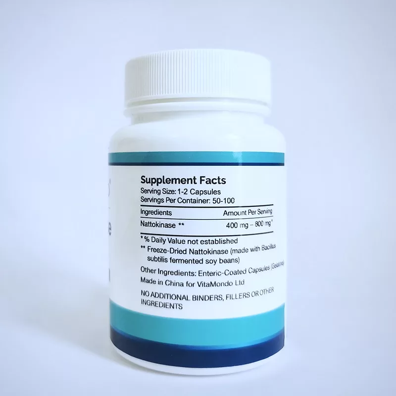 Freeze-Dried Nattokinase 20,000 FU 2 Ingredients