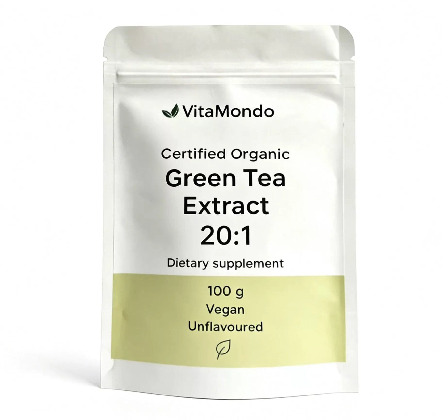 Organic Green Tea Extract 20-1 extract VitaMondo Organic Green Tea Extract 20-1