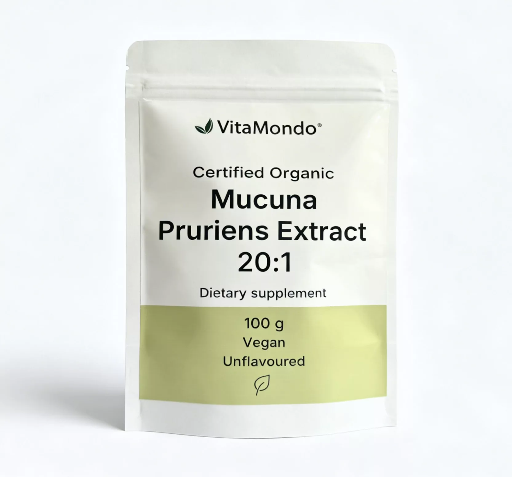 Organic Mucuna Pruriens Extract 20x Powder Organic Mucuna Pruriens Extract 20x Powder