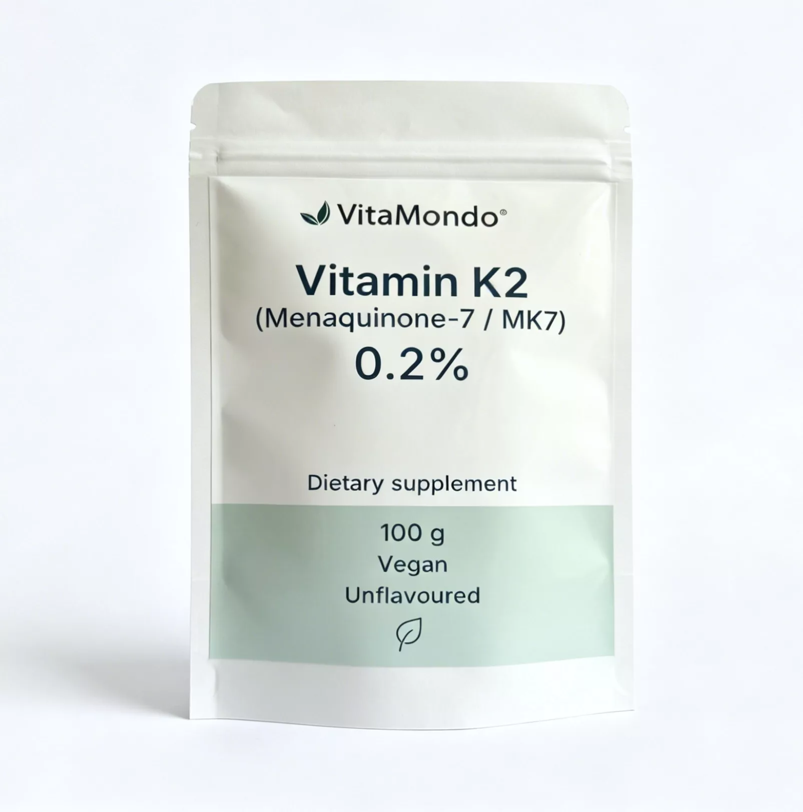 Premium Vitamin K2 Menaquinone-7 (MK7) 0.2% VitaMondo Premium Vitamin K2 Menaquinone-7 (MK7) 0.2% VitaMondo