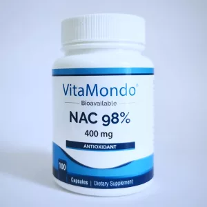 Pure N-Acetyl-L-Cysteine (NAC) Capsules 1 Front