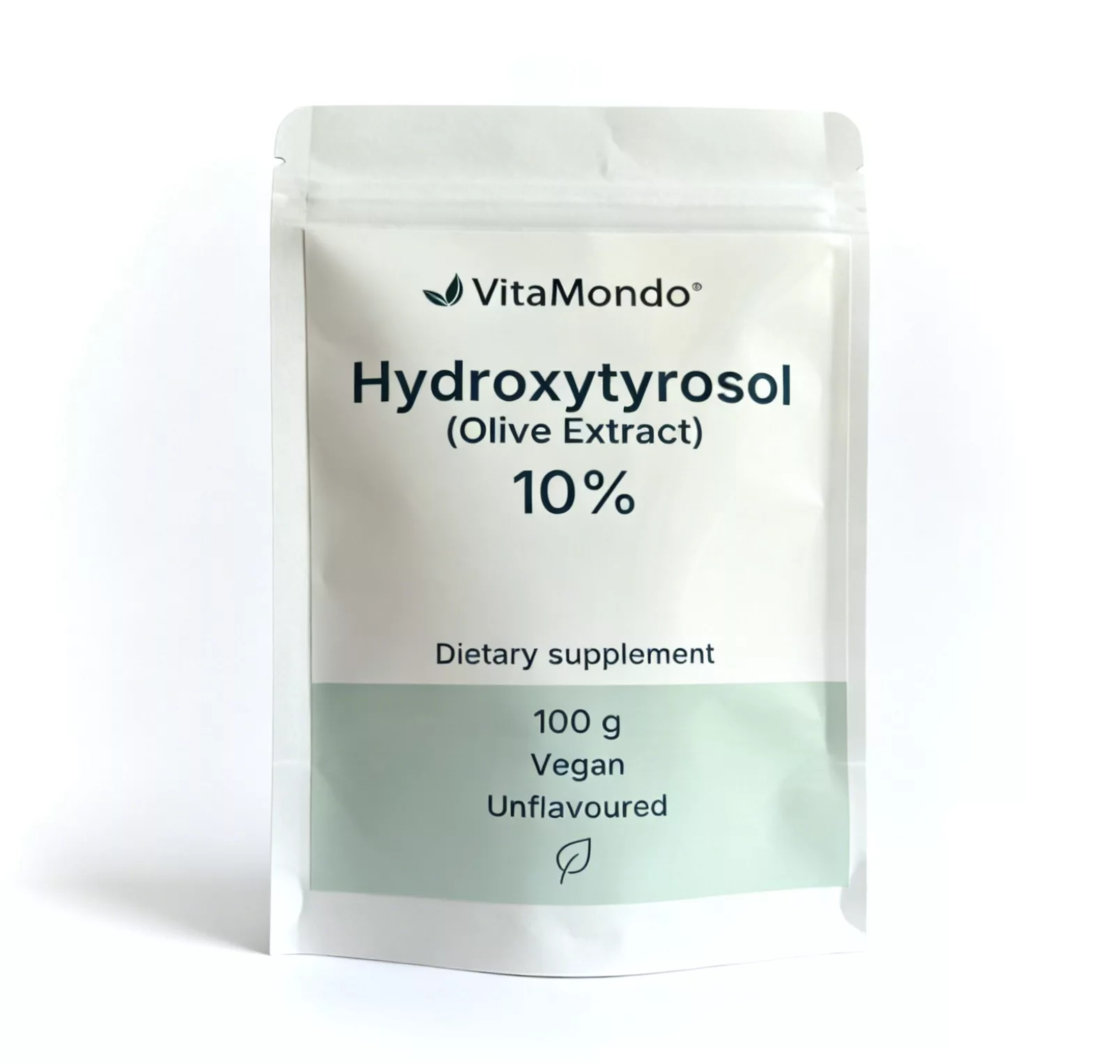 Premium Hydroxytyrosol 10% Supplement Powder Oleuropein VitaMondo Premium Hydroxytyrosol 10% Supplement Powder Oleuropein