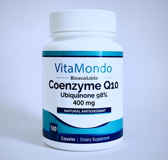 Coenzyme-Q10-Ubiquinone-98-1-Front Coenzyme Q10 Ubiquinone 98% 1 Front