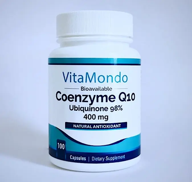Coenzyme Q10 Ubiquinone 98% 1 Front