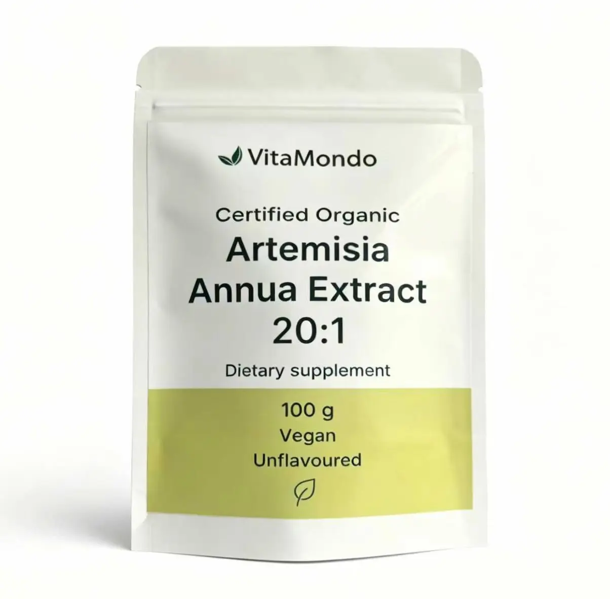 Organic Artemisia Annua Extract Sweet Wormwood VitaMondo bag