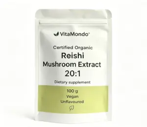 Organic Reishi Mushroom Extract 20x Powder