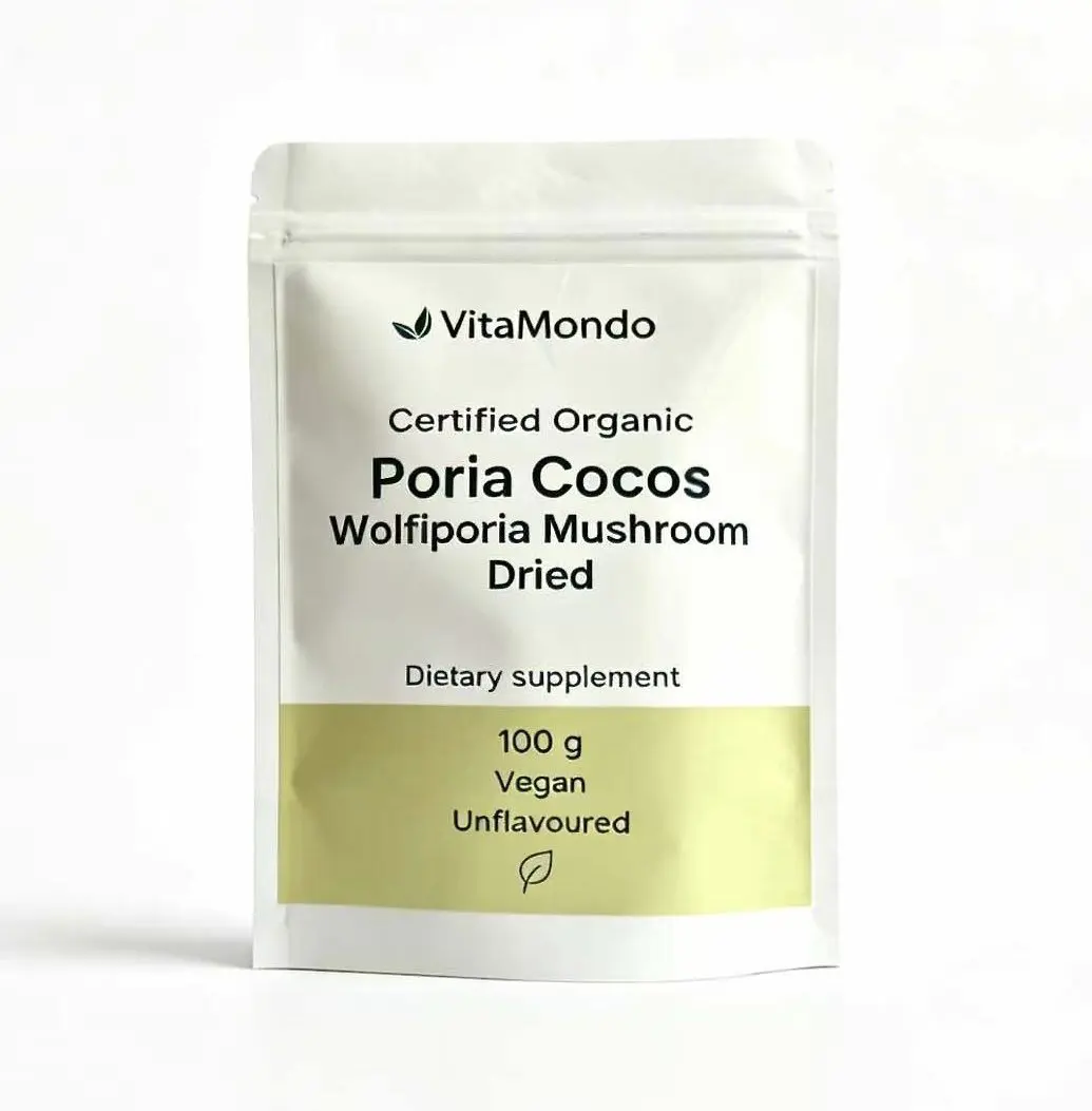 Organic Wolfiporia Mushroom Extract Powder Poria Cocos